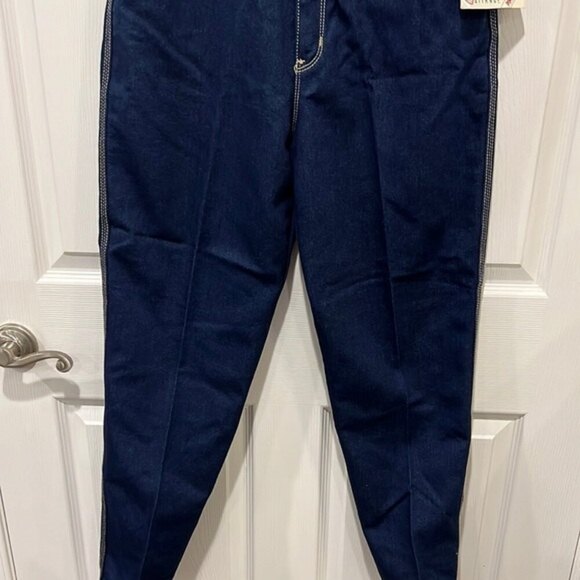 Vintage 80s Gitano high rise dark wash jeans size 12 nwt deadstock - Picture 7 of 11